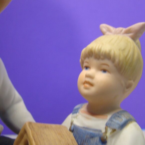 VTG Home Interiors Homco Denim Days Debbie's Dad Figurine with Tag #1515 - Picture 3 of 16